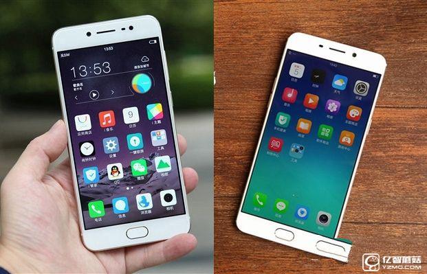 vivo X7和OPPO R9哪個好?vivo X7與OPPO R9區別對比