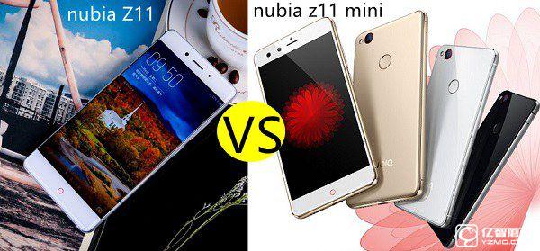 nubia Z11和Z11 mini哪個好？nubia Z11 mini與Z11區別對比