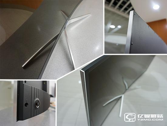 四款65智能電視外觀對比