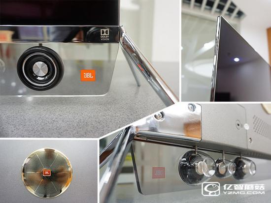 四款65智能電視外觀對比