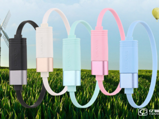 優(yōu)尚金屬手環(huán)手機充電線：戴在手腕上的蘋果手機數(shù)據(jù)線