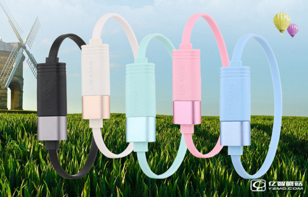 優尚金屬手環手機充電線：戴在手腕上的蘋果手機數據線