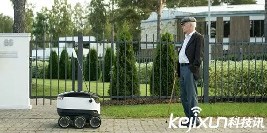 快遞機器人靠不靠譜 在中國能否實行開來？
