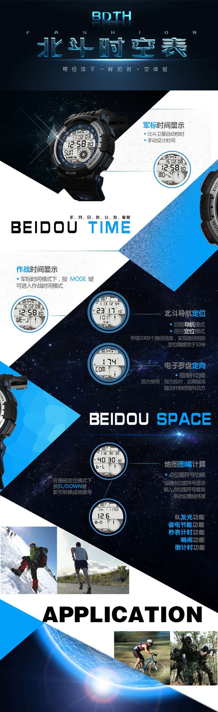 北斗時空手表功能參數詳解+圖賞