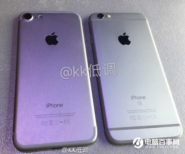iPhone7與iPhone 6s真機對比圖來了！