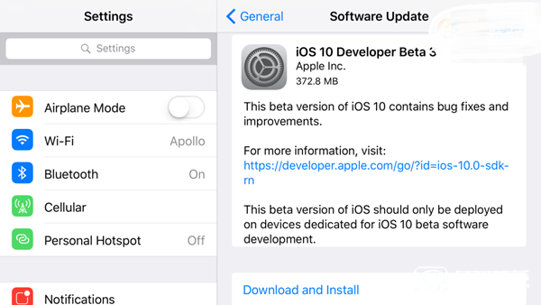 iOS10 Beta3更新了什么 iOS10 Beta3更新內容大全