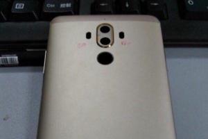 華為Mate9真機(jī)后蓋曝光：縱向雙攝像頭+心率傳感器