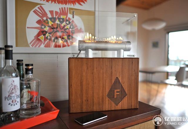 嗨起來 這款藍牙音箱能讓小火苗隨著音樂律動