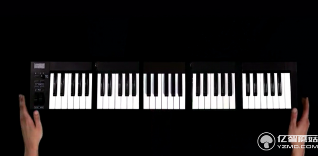 電子琴也能便攜 想要幾個按鍵自己拼就行