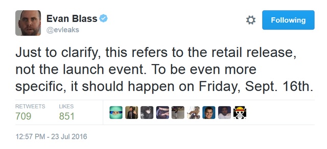 iPhone7將于9月16日開賣?老死機這么說