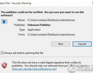 win10系統取消“無法驗證發布者”提示框的方法