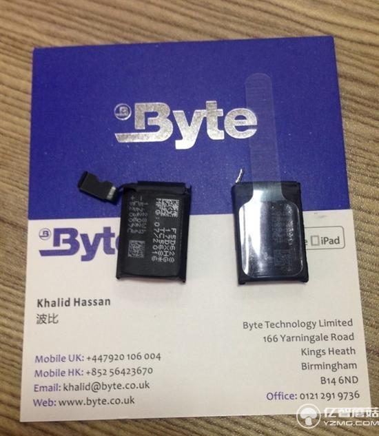 新Apple Watch組件深圳流出：共兩款、依然方形表盤