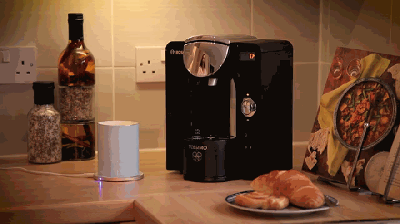 智能骨瓷杯Glowston能自動加熱還能無線充電