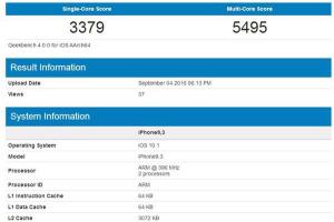 疑似iPhone7 A10處理器跑分首曝 無敵！