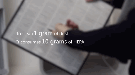 這款空氣凈化器不用更換濾芯 直接手洗就行了