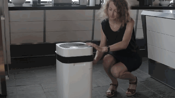 這款空氣凈化器不用更換濾芯 直接手洗就行了