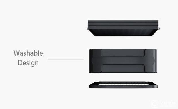 這款空氣凈化器不用更換濾芯 直接手洗就行了