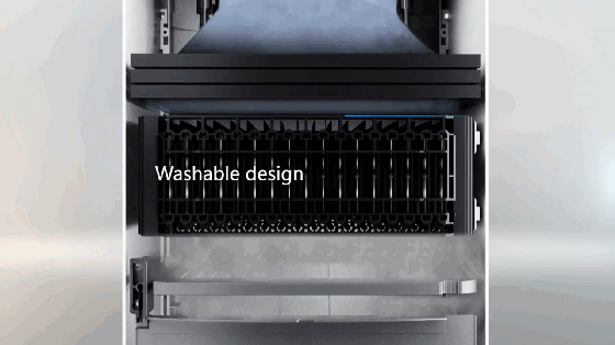 這款空氣凈化器不用更換濾芯 直接手洗就行了