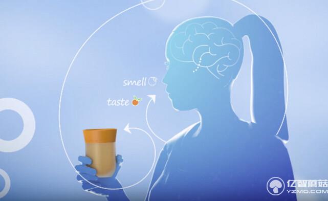 當我們喝進一些東西的時候，鼻子的感覺占80%，反而嘴巴的感覺只占20%