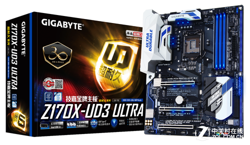  技嘉Z170X-UD3 Ultra售1699元 外觀霸氣