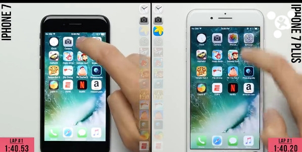 1GB內(nèi)存差距多大?iPhone 7/7 Plus速度對比