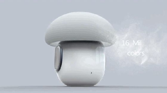 能顯示情緒的智能LED燈 還可以“兼職”揚聲器和鬧鐘哦