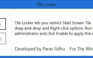 如何固定Win8開始屏幕磁貼布局