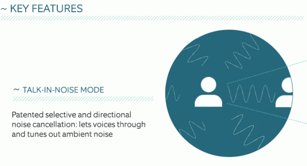 Tilde無線降噪耳機：能選擇性降噪還能播放高品音頻