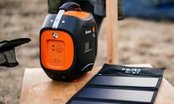 便攜太陽能發電機 讓你在戶外也能看電視