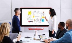 谷歌開發(fā)55英寸4K觸摸屏用作白板！任性