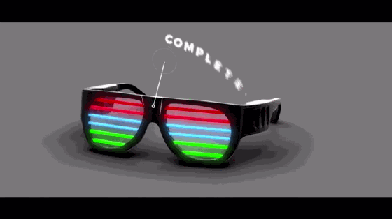 撩妹必備！這個(gè)發(fā)光眼鏡讓你瞬間成為Party焦點(diǎn)