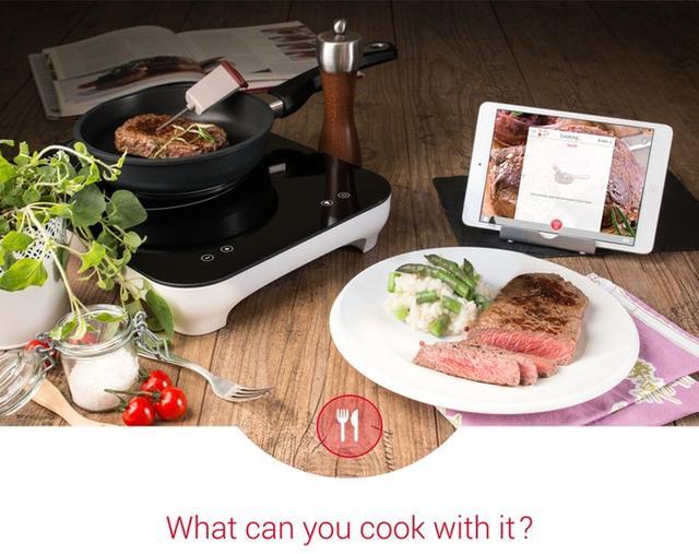 在鍋上裝上這小東西 飯菜好了會自己“喊你”