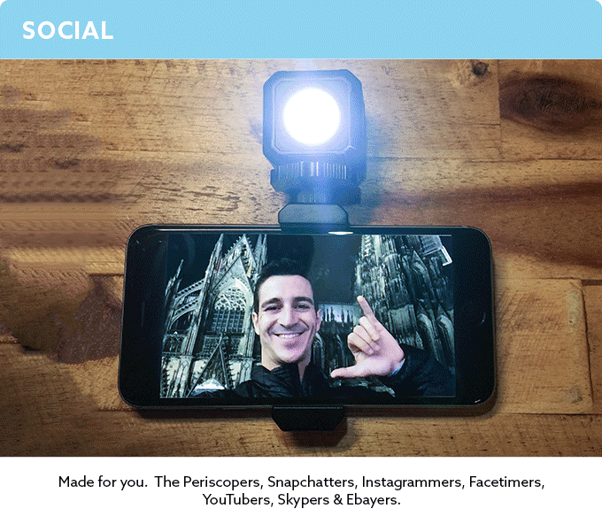 用了這款智能燈 你的拍照設備也有“暗夜之眼”