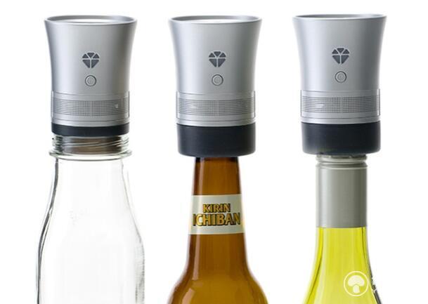 夠文藝！這個(gè)音樂瓶塞能讓玻璃瓶秒變無線音箱