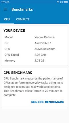 紅米4性能評測 跑分測試