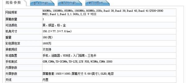 小米Note2直屏版正式現身:新增金/粉色版