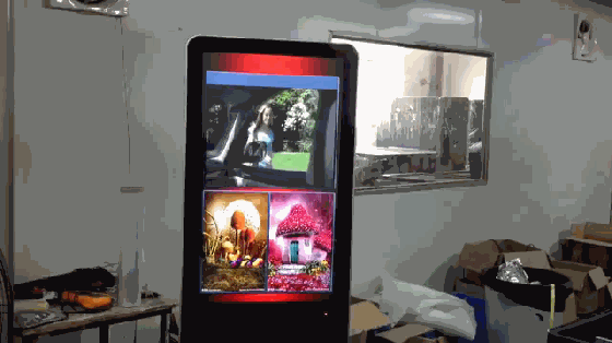 能當鏡子能裝應用 這款廣告牌了不得