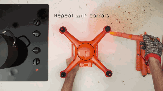 用無人機做感恩節(jié)晚餐！哥們你確定你敢吃？