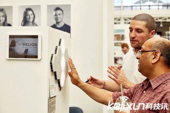 Helios觸控模塊化LED燈 可貼在墻上任意組成幾何照明燈