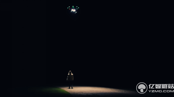 走夜路時如何出場自帶BGM？無人機為你照明就行