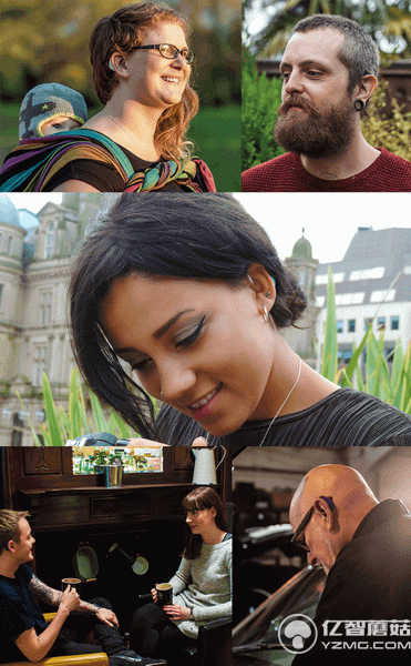 對你笑不是勾搭你,而是帶著隱形耳機打電話呢