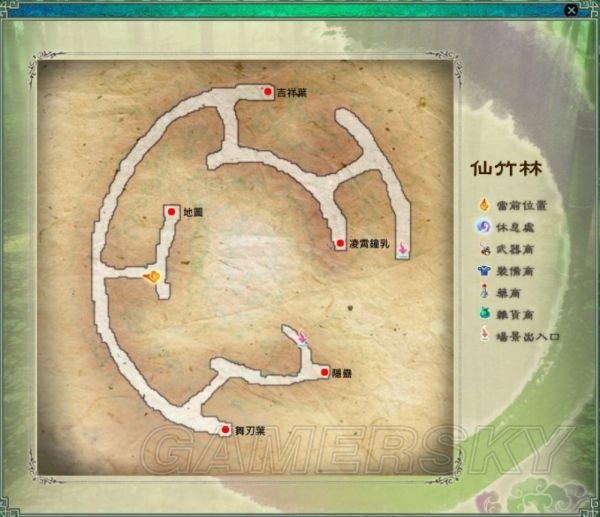 仙劍奇俠傳5迷宮地圖