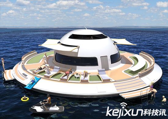 U.F.O 2.0豪華游艇 外形設計酷似UFO