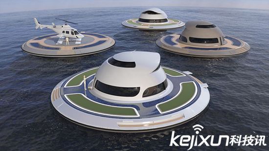 U.F.O 2.0豪華游艇 外形設計酷似UFO