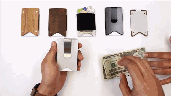 相信你從未見過如此便攜的錢包