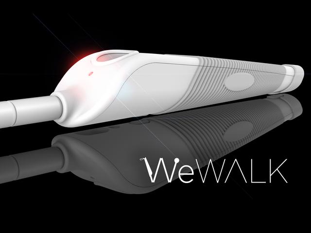 專為盲人設計的智能拐杖 能撥打電話還能監測障礙