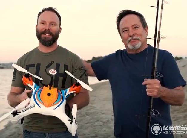 這款無人機身懷絕活!會水上漂還能投放魚餌