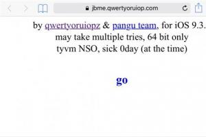 著名黑客發布基于網頁的盤古iOS9.3.3越獄