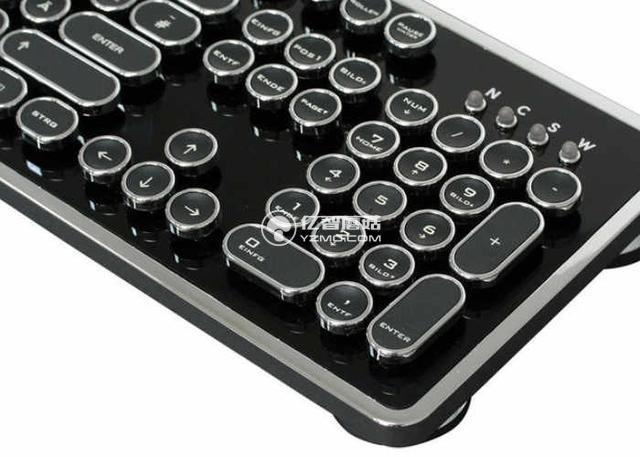 這款復古鍵盤打起字來 像打字機一樣啪啪啪