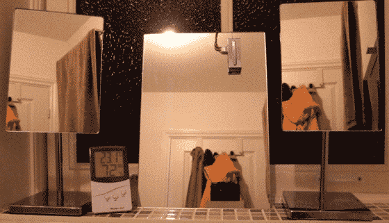 有了智能防霧鏡，洗澡時(shí)再也不怕鏡子起霧了